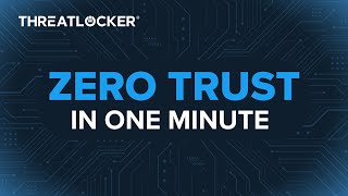 Zero Trust Frameworks Explained in 1 Minute