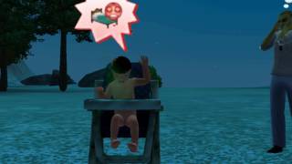 MOONLIGHT FALL. TORTURING TODDLER SIMS 3-uncensored(LOOK HOW IRRITATING)
