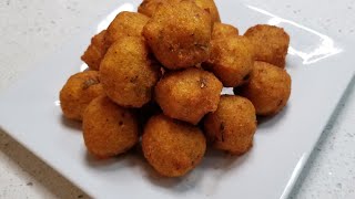 Homemade Fried Curry Cassava Ball 自制炸咖喱木薯球