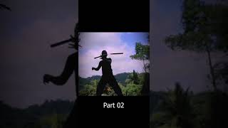 Single Nunchucks | Nunchaku freestyle Part 02 | How to Fight | Bruce Lee - Nunchaku | Skills #Shorts