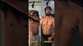 DAY 11, WEIGHT 73.9KG | 30 DAY FAT TO FIT JOURNEY | NO SUPPLIMENTS | NO SPECIAL DIET PLANS, 21 july