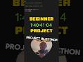 PYTHON MINI PROJECT | Digital Clock | for Beginners #programming #coding #python