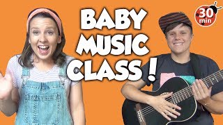 Baby Music Class (full class) Great for babies, toddlers & preschool! Toddler Learning Video Songs