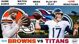 NFL WEEK 13: Cleveland Browns vs Tennessee Titans