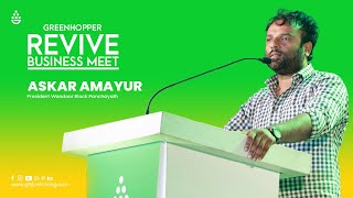 Askar Amayur - President Wandoor Block Panchayat, Greenhopper Farm Living Revive Meet