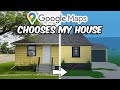 Using GOOGLE MAPS to Build me a HOUSE in BLOXBURG