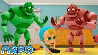 Remote CONTROLLING BABY 🎮 | ARPO The Robot | Funny Kids Cartoons | Kids TV Full Episode Compilation