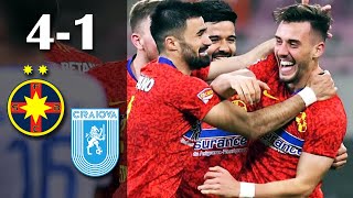 Rezumat: FCSB - U Craiova 4-1 | Greseli mari ale oltenilor | Etapa 2 Play Off