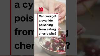 Can you get a cyanide poisoning from eating cherry pits? #cyanide #cherries #cherrypit #cherry