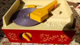 fisher-price music box record player from 1971