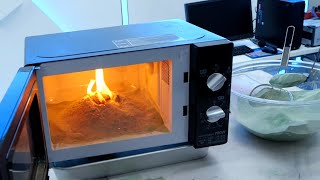 電子レンジで巨大ルビーを作りました【真似禁止】