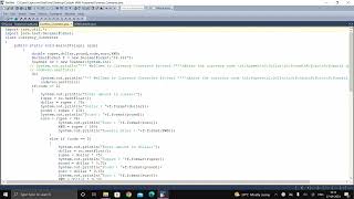 Currency Converter in Java | Java Programming | Project #java #javaprogramming #project