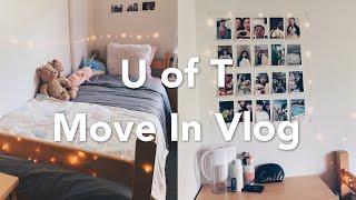 University of Toronto Move-In Vlog｜Freshmen Year | 我搬进多大的宿舍啦！大一新生