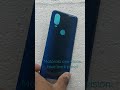 Motorola one vision blue back panel