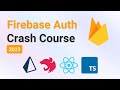Firebase Auth w/ React, Express/Nest.js & Prisma - Crash Course