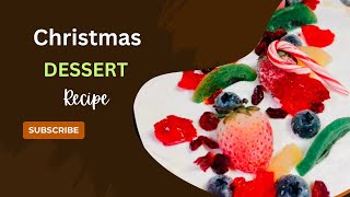 No-Bake Christmas Dessert Recipe |A Quick and Delicious Last-Minute Treat @aghaskitchen