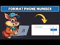 How to Format Phone Number in Javascript using Cleave.js