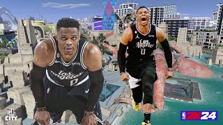 THIS PRIME RUSSELL WESTBROOK BUILD IS UNSTOPPABLE IN NBA2K24!!(REALISTIC)