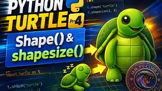 😍Turtle tutorial 😍 part 3 by @mrpycobra01 #coding #python #turtlepython #shorts