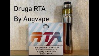 Augvape Druga RTA | Full review | Impressive overall quality, elegant \u0026 flavourful.