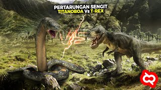 Pertarungan Predator Buas Zaman Purba..!! T-REX Vs Ular Terbesar TITANOBOA