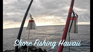 Big island Ulua Shore Fishing Hawaii - Ulua, Omilu, Mu and More