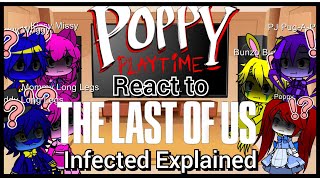 Poppy Playtime React to The Last of Us Infected Explained | Gacha Club | Credits in Description