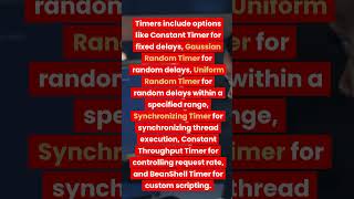 What are JMeter Timers?