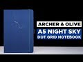 Archer & Olive | Night sky | Dot grid notebook | Lightfast Studio