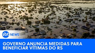 🔴SBT News na TV: Lula oficializa auxílio de R$ 5 mil para vítimas de enchentes no RS