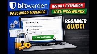 Bitwarden Password Manager Setup (2026) | Install Extension + Save Passwords Fast