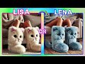 lisa or lena 💜❤️️ lena lisa lisaorlena viralvideo trending