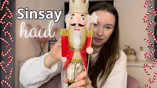 HAUL ŚWIĄTECZNY SINSAY🎄W KOŃCU ZNALAZŁAM DZIADKA DO ORZECHÓW❤️🥺