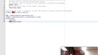 GlowScript Slider Example