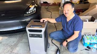 Anker F3800P charging an EV