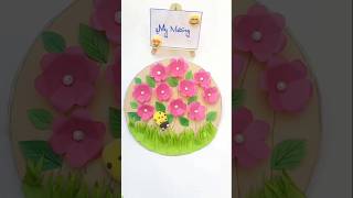 Flower frame  #craft #my making#shorts #ytshorts #diy #innovativeartsandcrafts #learncrafting