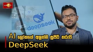 AI ලෝකයේ අලුත්ම සුපිරි තරුව DeepSeek..