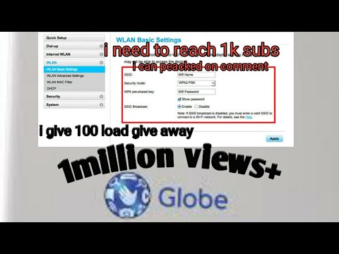 How to change wifi password globe How to change wifi password globe