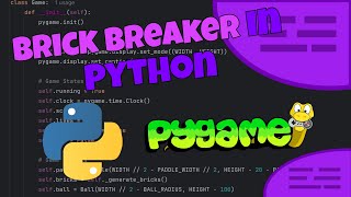 Simple Brick Breaker Game in Pygame - Game Development - Python