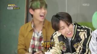 161129 BTS V LAUGHING HARD COMPILATION!