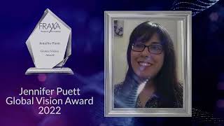 Jennifer Puett - FRAXA’s Global Vision Awards 2022