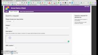 How To Submit a District Tech Request