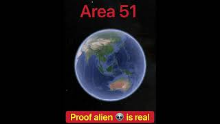 #307 😱 proof alien 👽 is real.😳 Area 51 in google earth #shorts #area51 #shorts