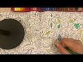 asmr🎨 coloring with colored pencils no talking •色鉛筆でぬりえ