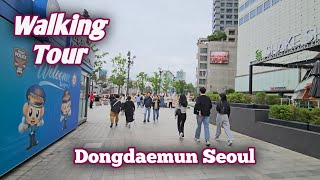 Walking tour around at Dongdaemun Seoul | South Korea [4K ]