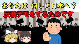 あなたは何しに日本へ？　反戦デモをするためです【外国人の人権】（ゆっくり判例 解説・憲法）マクリーン、デモ、在留