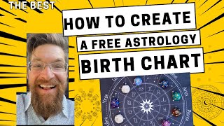 How to Create a Free Astrology Birth Chart!!!!! (Natal Chart)