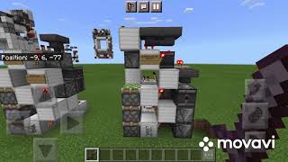 Smallest vertical triple piston extender