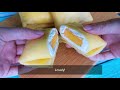 mango pancake crepe pillow 芒果班戟 망고 크레이프 easy reduced sugar dessert