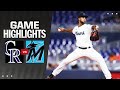 Rockies vs. Marlins Game Highlights (5/1/24) | MLB Highlights